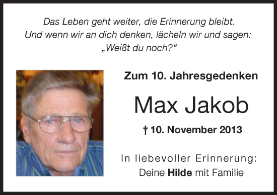 Traueranzeigen von Max Jakob Allgäuer Zeitung